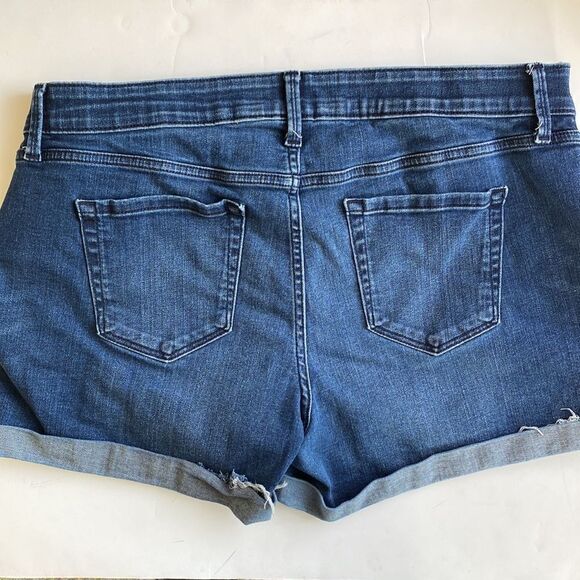Isabel Maternity MIDI Short Denim Shorts‎ Size 14 - Picture 9 of 13